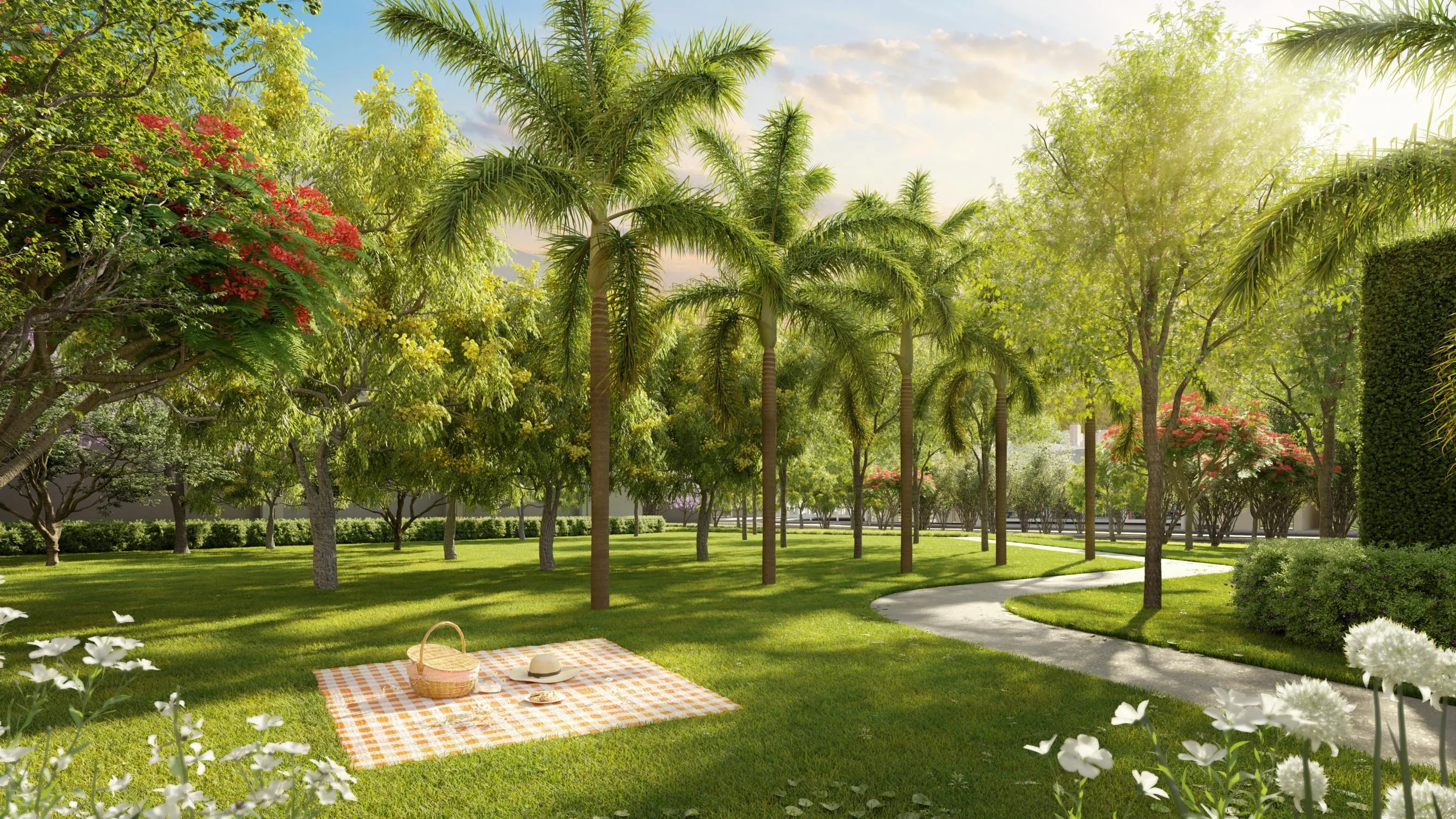 Área verde de 3.700 m²