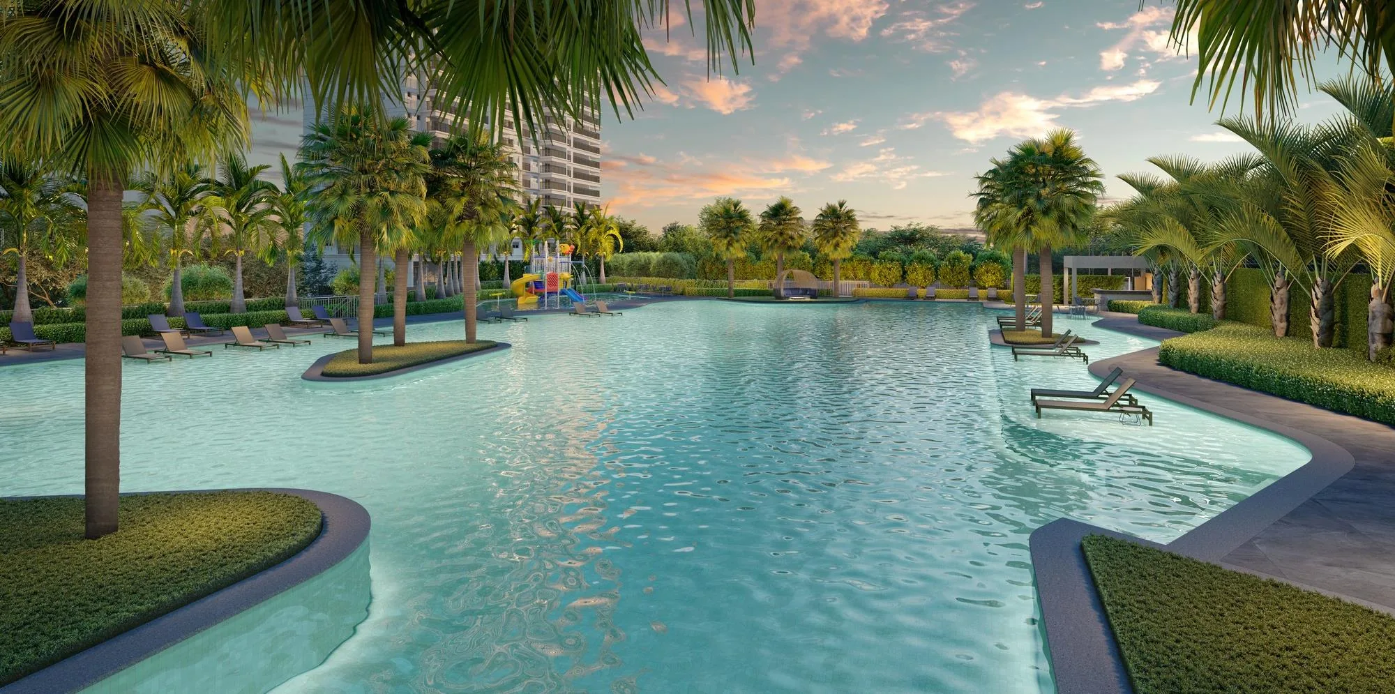 Piscina com raia de 50 m