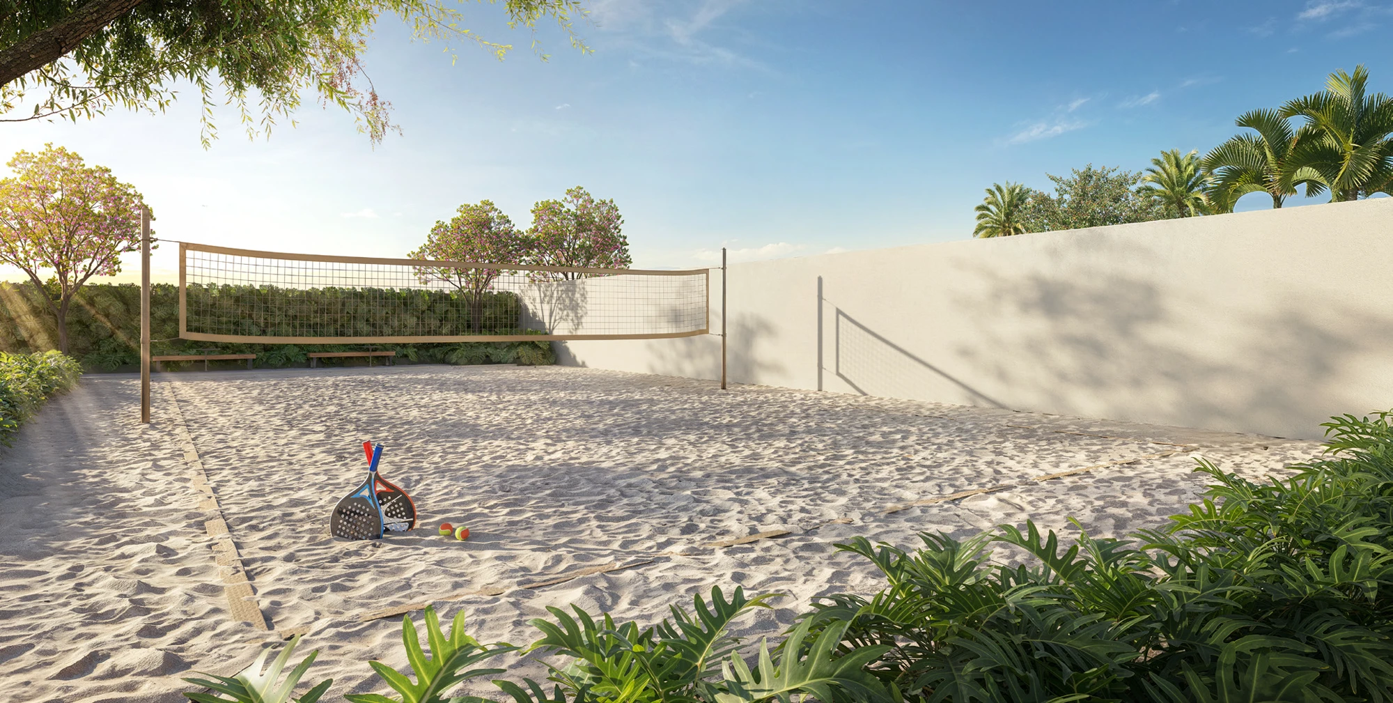 Quadra de Beach Tennis